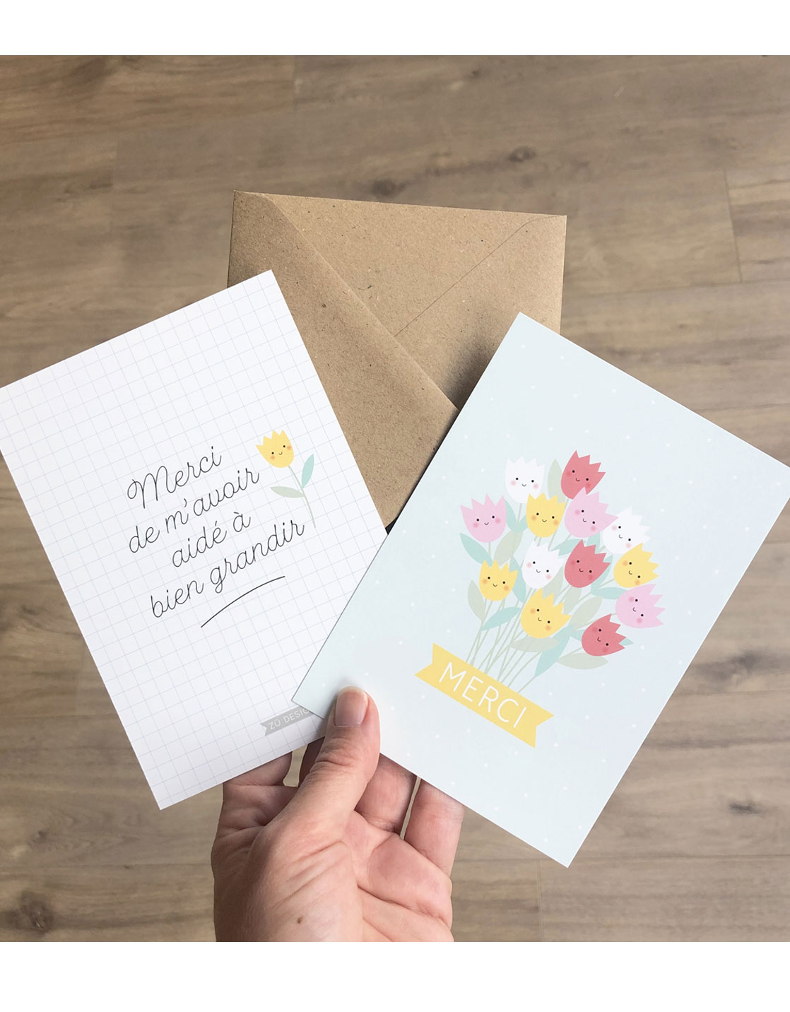 Carte Merci Maitresse Nounou Atsem Une Creation Zu Inelle