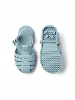 Sandales de plage bleu mer Bre