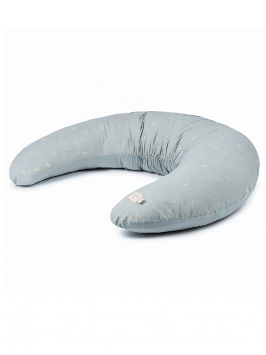 Grand coussin grossesse allaitement willow soft blue Luna