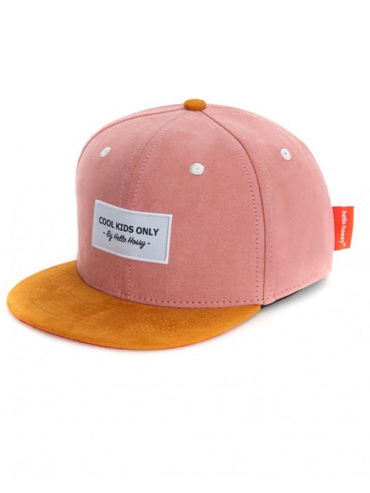 Casquette daim | Old pink