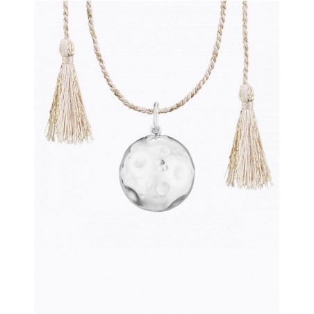 Bola grossesse Moon cordon soie | Argent