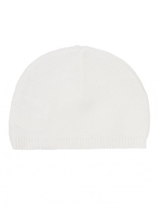 Bonnet petite maille | Blanc