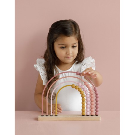 Boulier arc en ciel rose