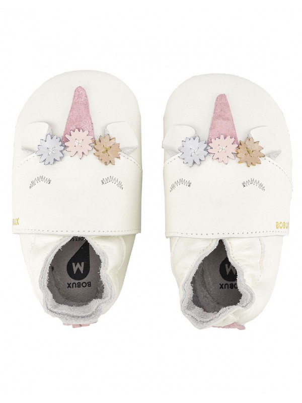 Chaussons cuir | Licorne