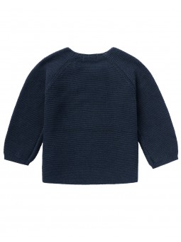 Gilet bébé tricot marine | Pino