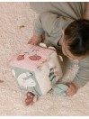 Cube d'activité bébé | Flowers & butterflies