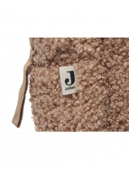 Trousse de toilette boucle | Biscuit