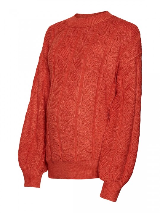 Pull de grossesse orange | Vinnie