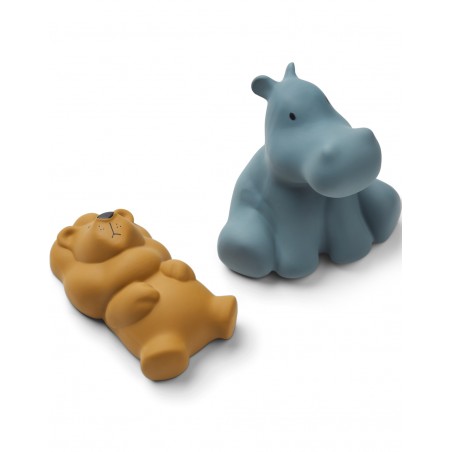 Set 2 jouets bain | Safari Whale mix