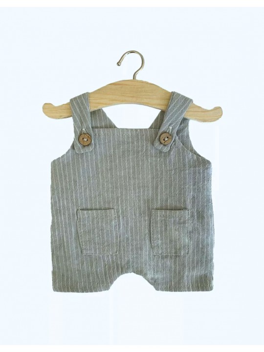 Salopette Antonin | Rayures gris