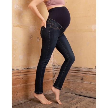 Jovati Femme enceinte Jeans Pantalon de maternité Pantalon Allaitement Prop  Ventre Legging