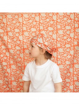 Small foulard Manika | Coeur Papaye