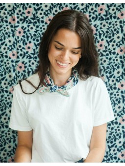 Small foulard Manika | Coeur Bleu Glacier