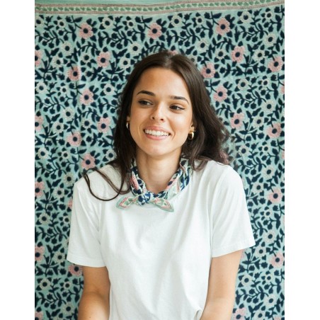 Small foulard Manika | Coeur Bleu Glacier
