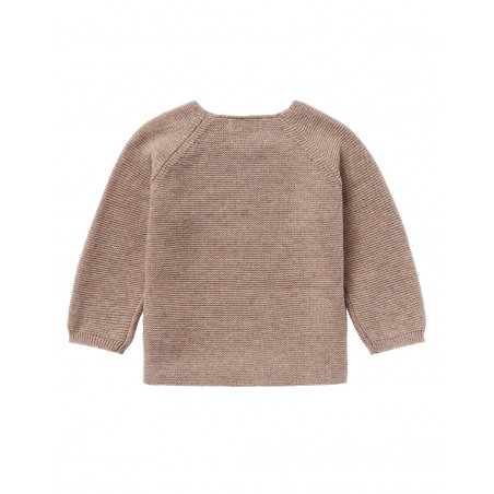 Gilet bébé tricot Pino | Taupe