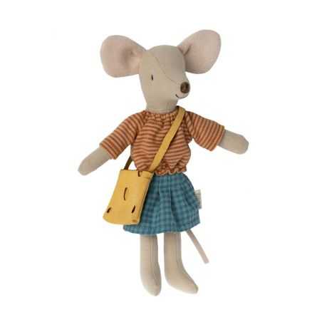 Maman souris et tenue à carreaux