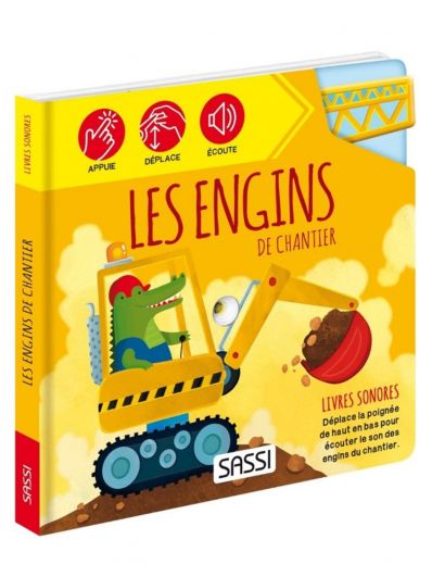 Livre sonore | Les engins de chantier