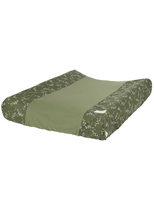 Matelas à langer et housse | Green jasmine