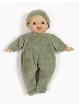 Tenues Babies | Ensemble avec bonnet Nikky vert de gris