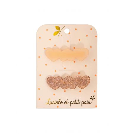 Barrette noeud papillon Liberty Wiltshire pois, Luciole PP | Inelle