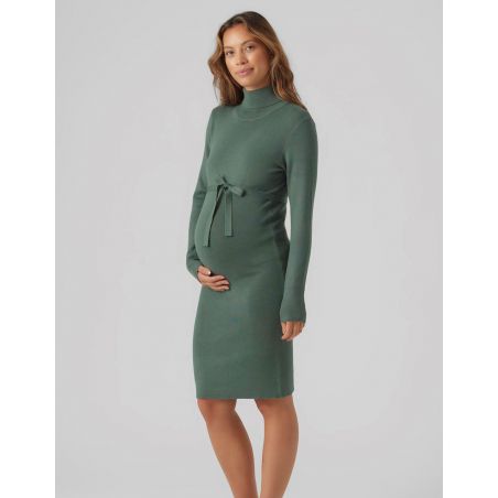 Robe de grossesse col roulé | Jacina