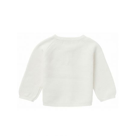 Gilet bébé tricot Naga | Blanc