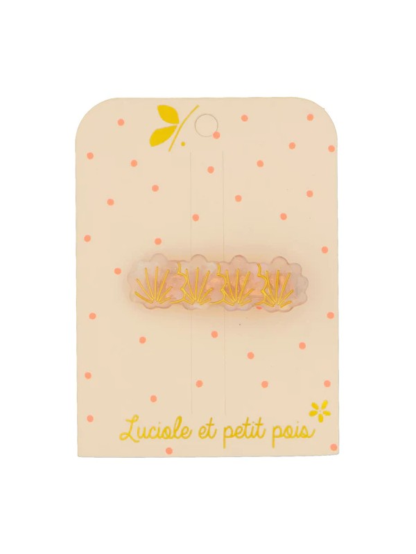 Barrette | 4 coquillages Nacre