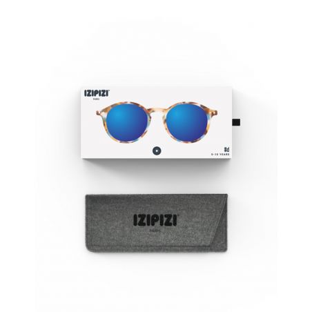 Lunettes de soleil Junior | Bleu tortoise Miroir D