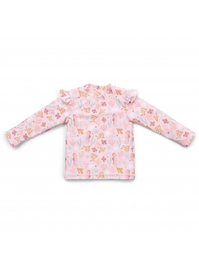 T-shirt natation manches longues anti UV | Ocean Dreams Pink