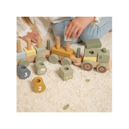 Train blocs à empiler | Little farm