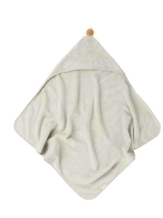 Cape de bain coton bio | Sage green