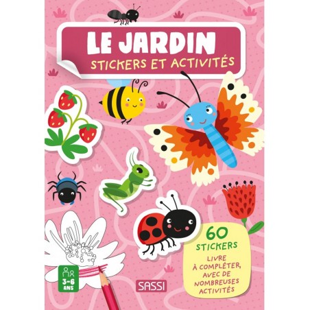 Livre Stickers & Activités | Le Jardin