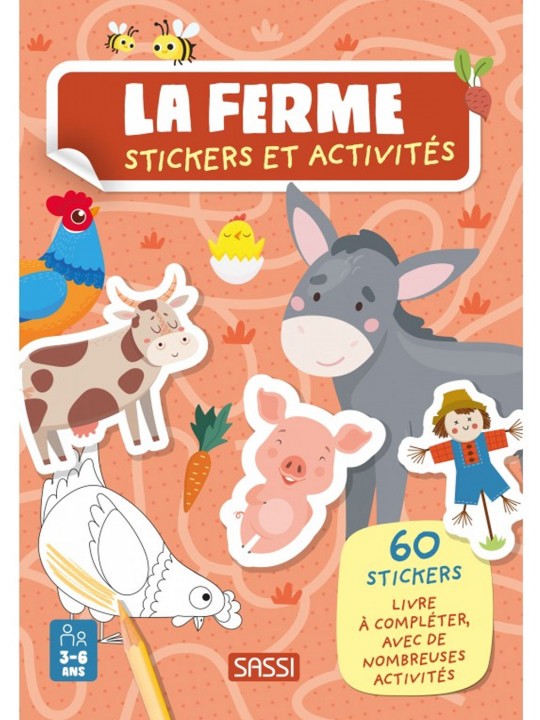 Livre Stickers & Activités | La Ferme