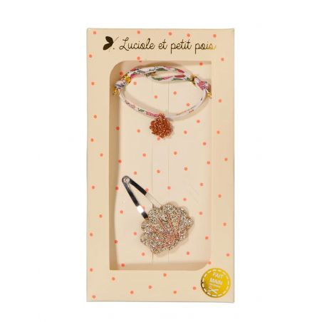 Coffret Barrette & Bracelet | Coquillage