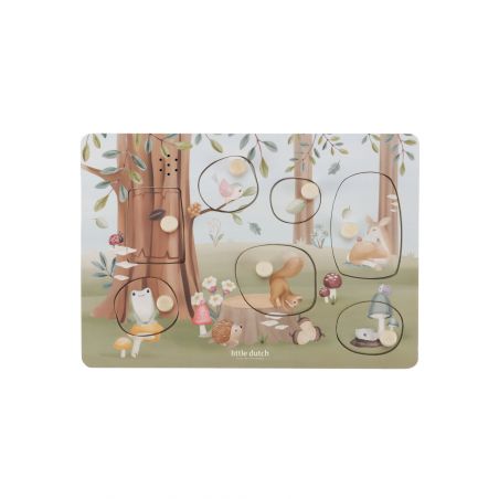 Puzzle sonore en bois | Forest Friends