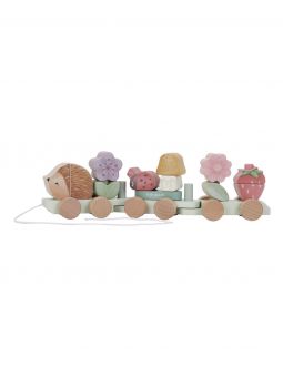 Train à Blocs Hérisson | Fairy Garden