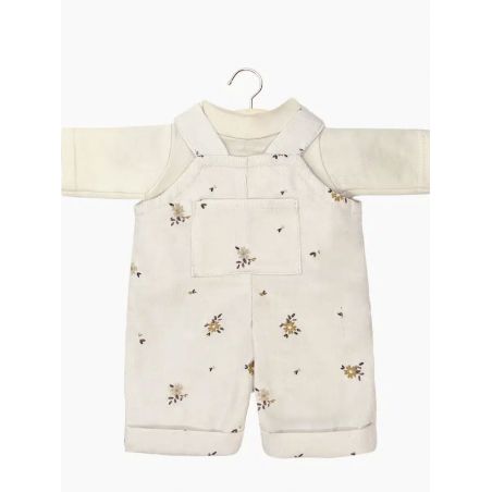 Ensemble Antoinette | sous-pull écru et sa salopette
