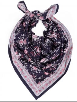 Grand Foulard Indien | Capri Minuit