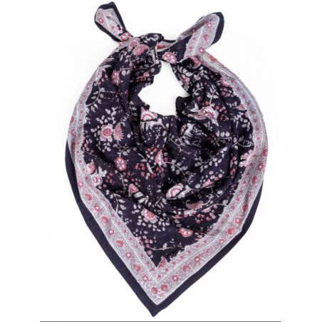 Grand Foulard Indien | Capri Minuit