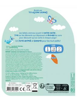 Livre Coucou sonore phosphorescent | À qui sont ces bébés animaux ? 