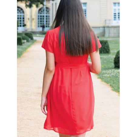 Robe de grossesse habillée coquelicot | Sylvia