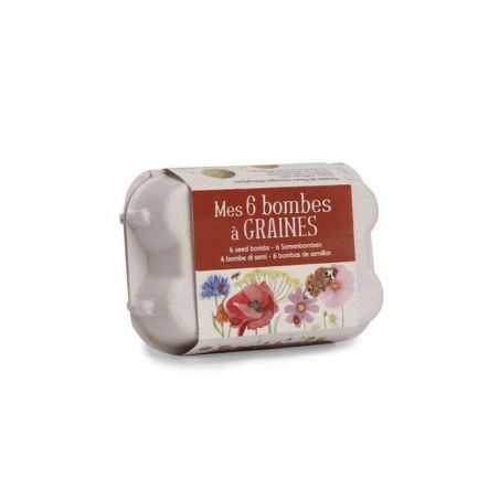 Set de 6 bombes à graines | Le jardin du moulin
