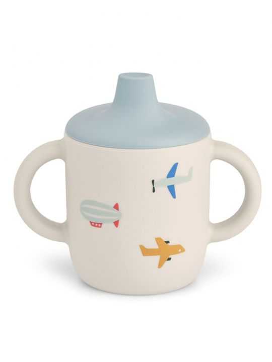Tasse apprentissage couvercle silicone | Aviateur