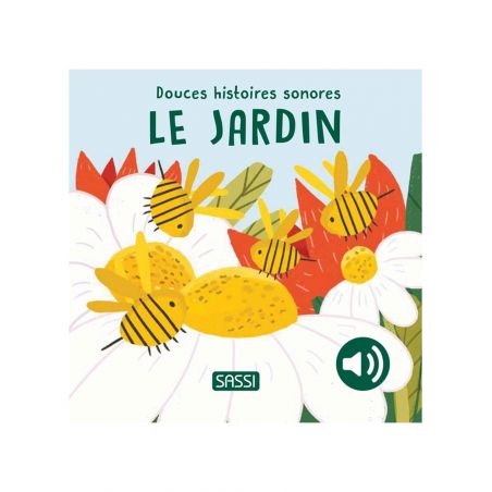 Livre douces histoires sonores | Le jardin