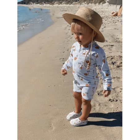 Combishort manches longues anti UV | Jungle