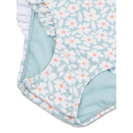 Maillot de bain à manches | Fleuri Vert