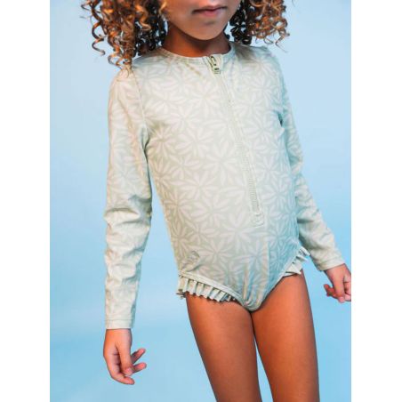 Maillot de bain à manches longues | Matcha