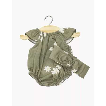 Barboteuse et bandeau Clara | Marguerires