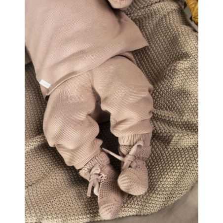 Pantalon layette Grover | Rose smoke