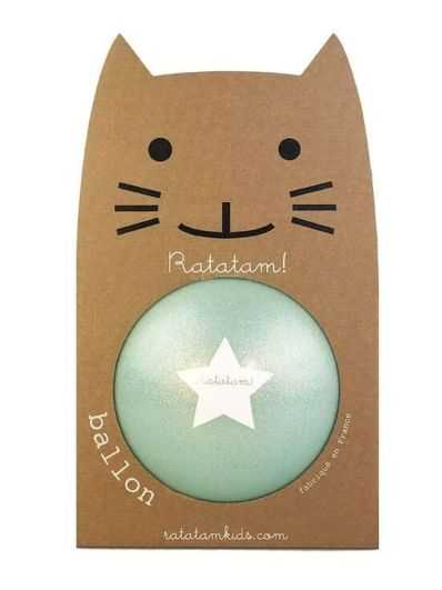 Ballon Summer | Pailleté bleu 15 cm